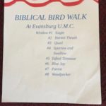 Biblical Bird Walk Windows